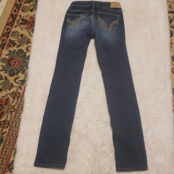 HOLLISTER Skinny Distressed Jeans Dark Wash sz 23 - Picture 7 of 7